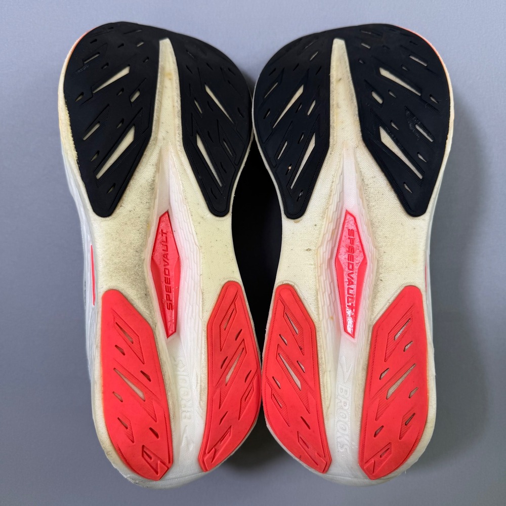 Brooks Hyperion Max 2 Running Shoes Mens 12 White Coral Yellow 1104341D443 DNA - Picture 9 of 13